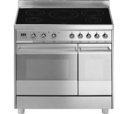 SMEG  C921IPXB 90 cm Electric Induction Range Cooker - Stainless Steel